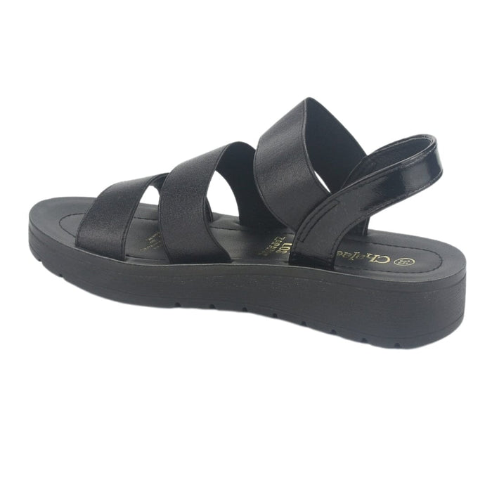 Sandalia Chalada Mujer Quantah-20 Negro Casual Sandalias Chalada
