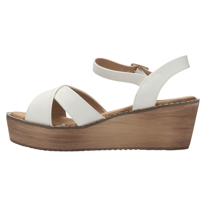 Sandalia Chalada Mujer Tala-1 Blanco Plataforma Sandalias Chalada