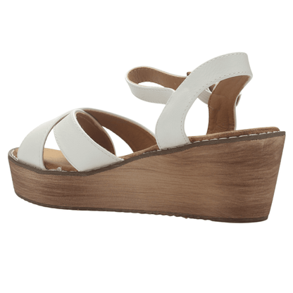 Sandalia Chalada Mujer Tala-1 Blanco Plataforma Sandalias Chalada