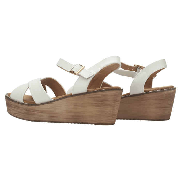 Sandalia Chalada Mujer Tala-1 Blanco Plataforma Sandalias Chalada