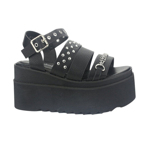 Sandalia Chalada Mujer Vex-5 Negro Plataforma Sandalias Chalada