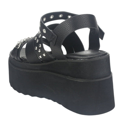 Sandalia Chalada Mujer Vex-5 Negro Plataforma Sandalias Chalada