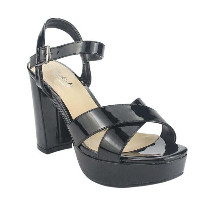 Sandalia Chalada Mujer Vina-1 Negro Fiesta Sandalias Chalada