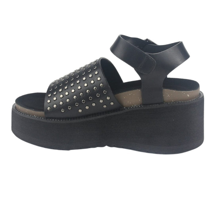 Sandalia Chalada Mujer Viru-29 Negro Plataforma Sandalias Chalada
