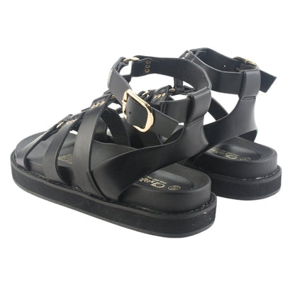 Sandalia Chalada Mujer Viva-10 Negro Casual Sandalias Chalada