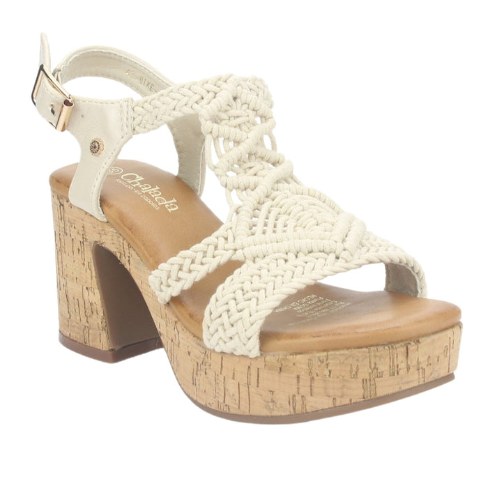 Sandalia Chalada Mujer Wike-1 Beige Plataforma Sandalias Chalada