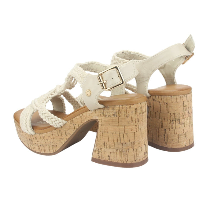 Sandalia Chalada Mujer Wike-1 Beige Plataforma Sandalias Chalada
