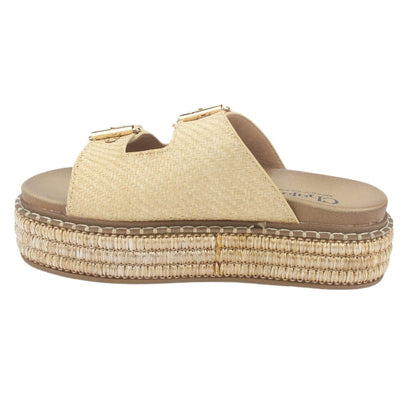 Sandalia Chalada Mujer Yukon-15 Beige Plataforma Poki Sandalias Chalada
