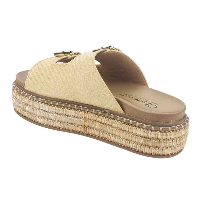 Sandalia Chalada Mujer Yukon-15 Beige Plataforma Poki Sandalias Chalada