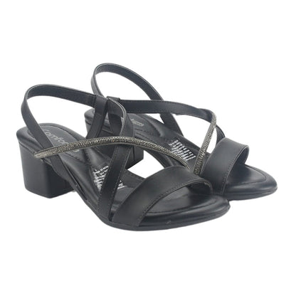 Sandalia Comfortflex Mujer 2457404 Negro Casual Sandalias Comfortflex