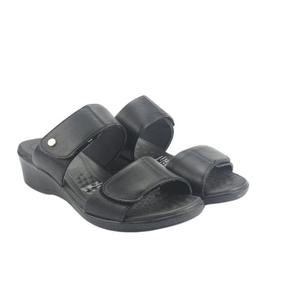 Sandalia Comfortflex Mujer 2472402 Negro Casual Sandalias Comfortflex