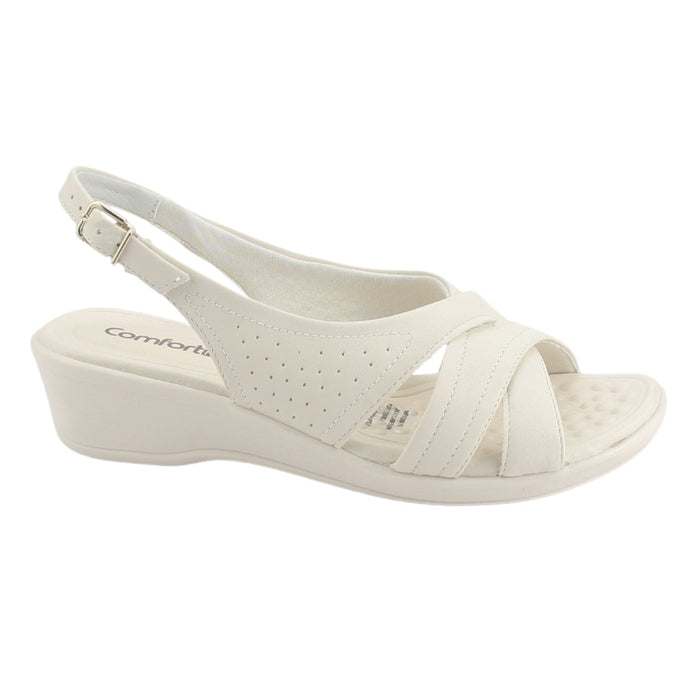 Sandalia Comfortflex Mujer 2472405 Nude Casual Sandalias Comfortflex