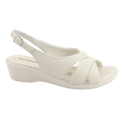 Sandalia Comfortflex Mujer 2472405 Nude Casual Sandalias Comfortflex