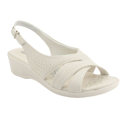 Sandalia Comfortflex Mujer 2472405 Nude Casual Sandalias Comfortflex