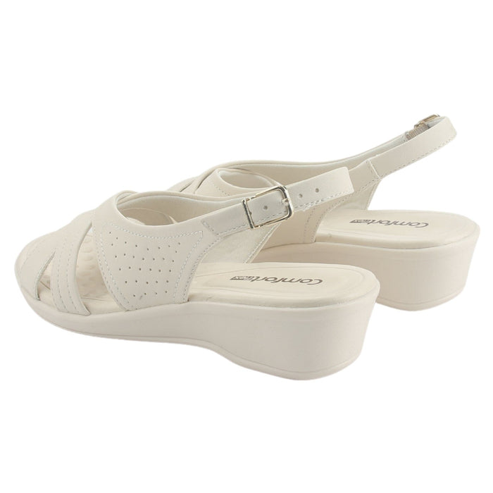 Sandalia Comfortflex Mujer 2472405 Nude Casual Sandalias Comfortflex