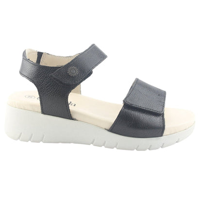Sandalia de Cuero Chalada Mujer Raisa-2 Negro Casual Sandalias Chalada
