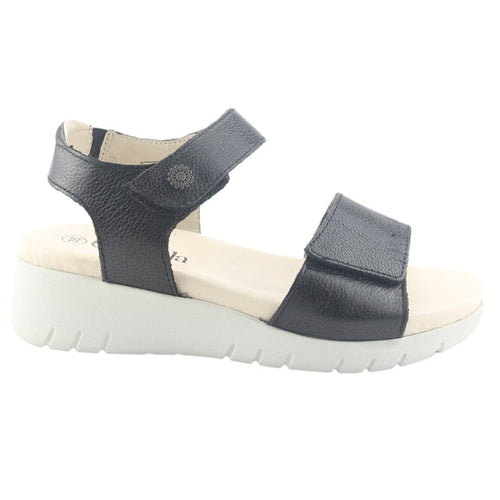 Sandalia de Cuero Chalada Mujer Raisa-2 Negro Casual Sandalias Chalada