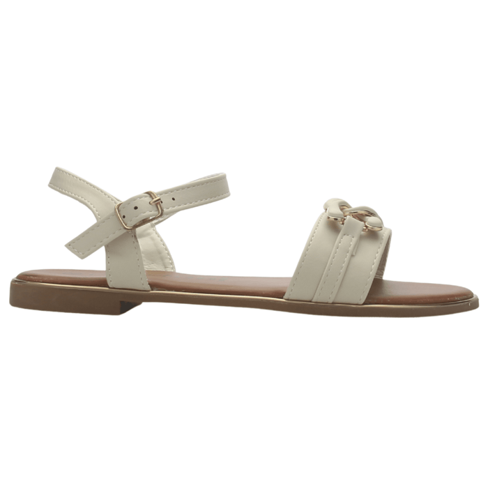Sandalia Mujer Casual Beige Chalada Buckel-3 Sandalias Chalada