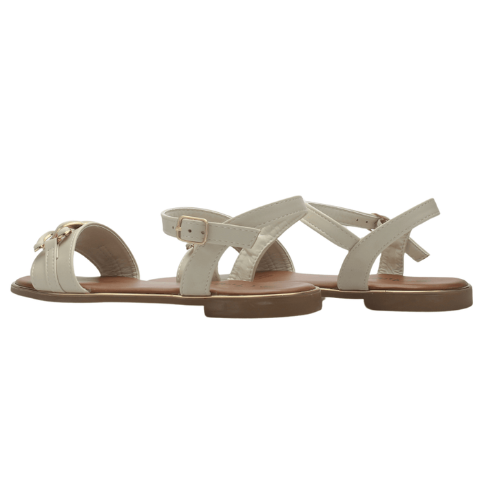 Sandalia Mujer Casual Beige Chalada Buckel-3 Sandalias Chalada