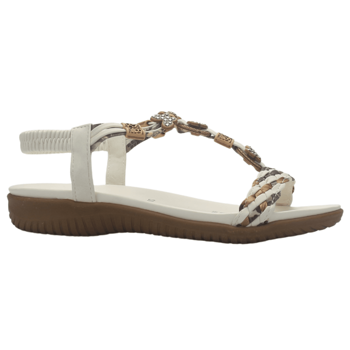 Sandalia Mujer Casual Blanco Chalada Clara-11 Sandalias Chalada