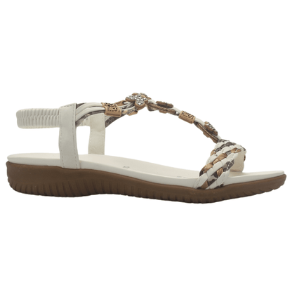 Sandalia Mujer Casual Blanco Chalada Clara-11 Sandalias Chalada