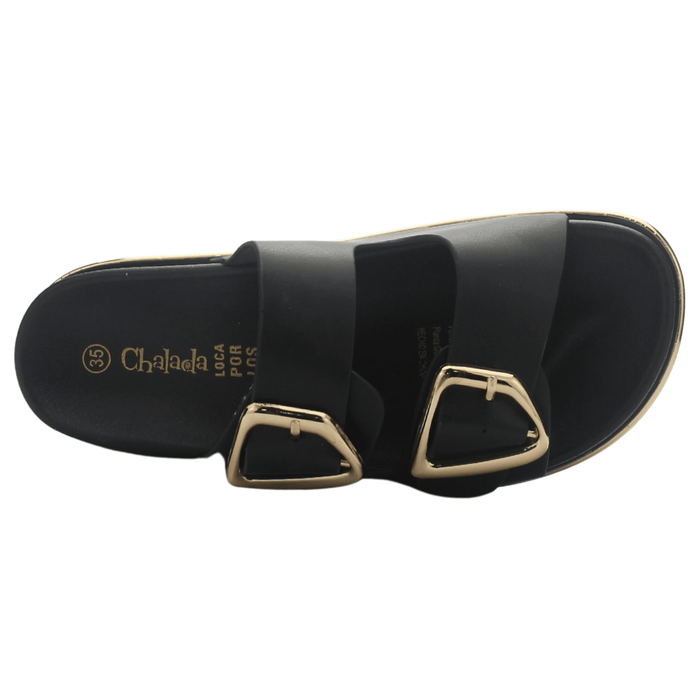 Sandalia Mujer Casual Negro Chalada Bora-21 Sandalias Chalada