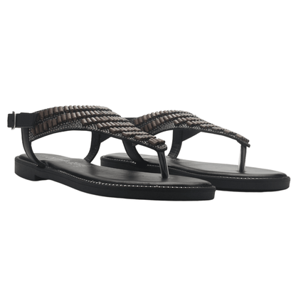 Sandalia Mujer Casual Negro Chalada Buckel-5 Sandalias Chalada