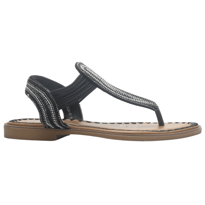 Sandalia mujer Casual Negro Chalada Greca-67 Sandalias Chalada