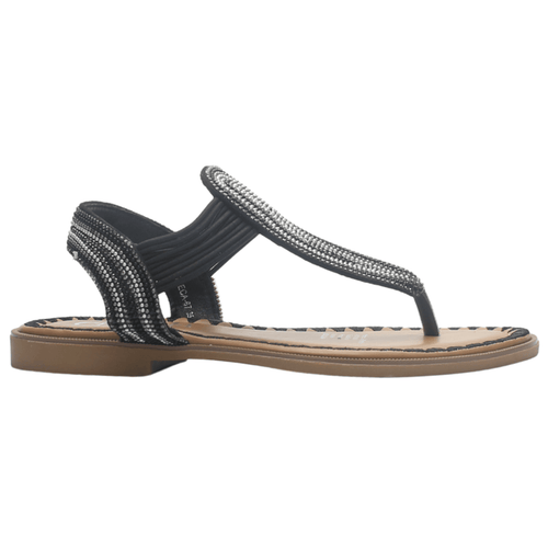 Sandalia mujer Casual Negro Chalada Greca-67 Sandalias Chalada