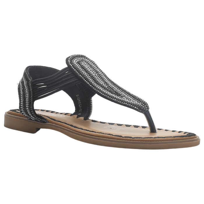 Sandalia mujer Casual Negro Chalada Greca-67 Sandalias Chalada