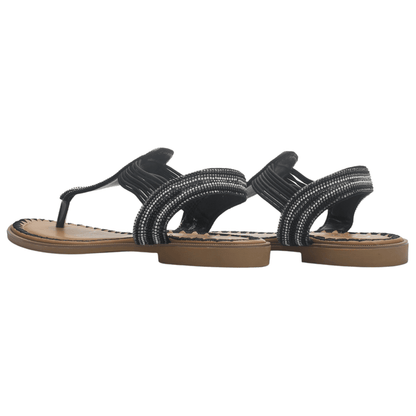 Sandalia mujer Casual Negro Chalada Greca-67 Sandalias Chalada