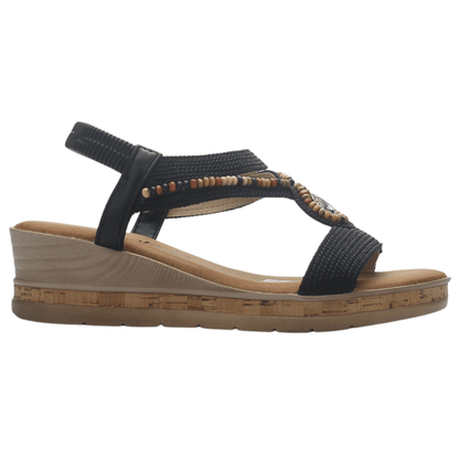 Sandalia Mujer Casual Negro Chalada Molina-1 Sandalias Chalada