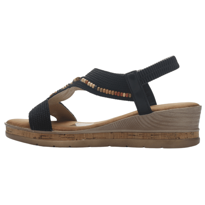 Sandalia Mujer Casual Negro Chalada Molina-1 Sandalias Chalada