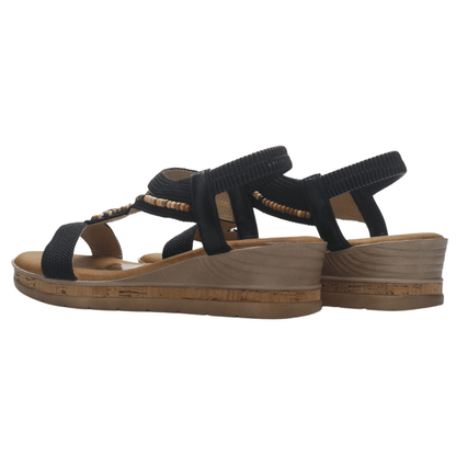 Sandalia Mujer Casual Negro Chalada Molina-1 Sandalias Chalada