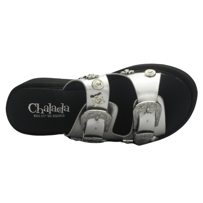 Sandalia mujer Casual Plateada Chalada Way-20 Sandalias Chalada