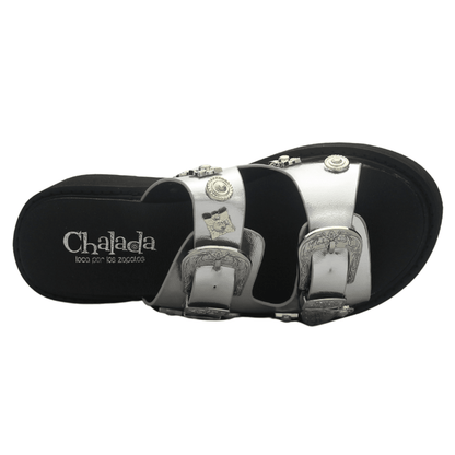 Sandalia mujer Casual Plateada Chalada Way-20 Sandalias Chalada
