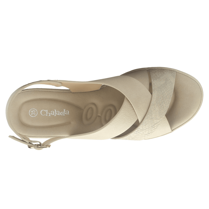 Sandalia Mujer Chalada Ica-30 Beige Casual Sandalias Chalada
