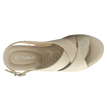 Sandalia Mujer Chalada Ica-30 Beige Casual Sandalias Chalada