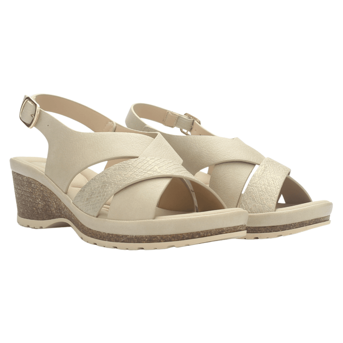 Sandalia Mujer Chalada Ica-30 Beige Casual Sandalias Chalada