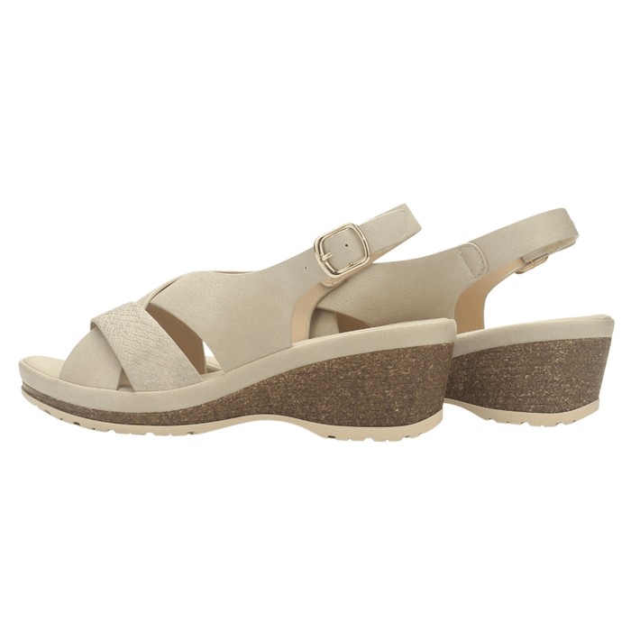 Sandalia Mujer Chalada Ica-30 Beige Casual Sandalias Chalada