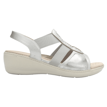 Sandalia Mujer Chalada Lupe-4 Plateado Casual Sandalias Chalada 35 Plateado