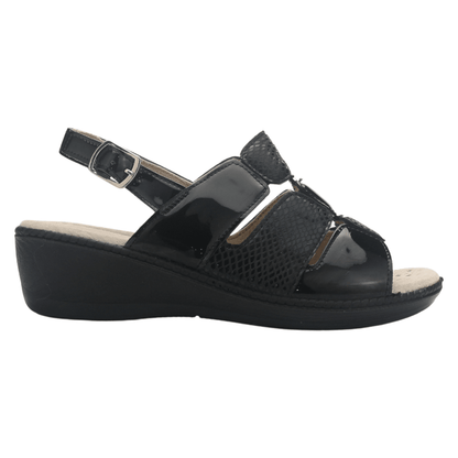 Sandalia Mujer Chalada Lupe-85 Negro Casual Sandalias Chalada 35 Negro