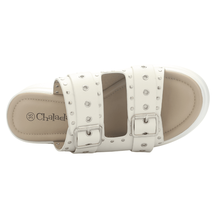 Sandalia Mujer Chalada Pop-1 Blanco Casual Sandalias Chalada