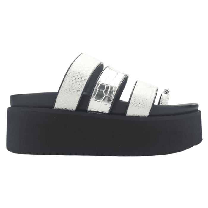 Sandalia Mujer Chalada Viru-21 Plateado Casual Sandalias Chalada 35 Plateado
