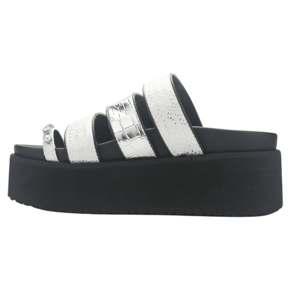 Sandalia Mujer Chalada Viru-21 Plateado Casual Sandalias Chalada
