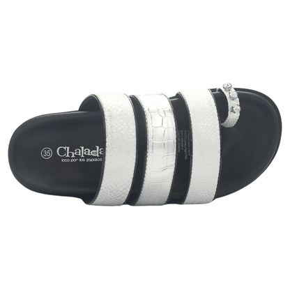 Sandalia Mujer Chalada Viru-21 Plateado Casual Sandalias Chalada