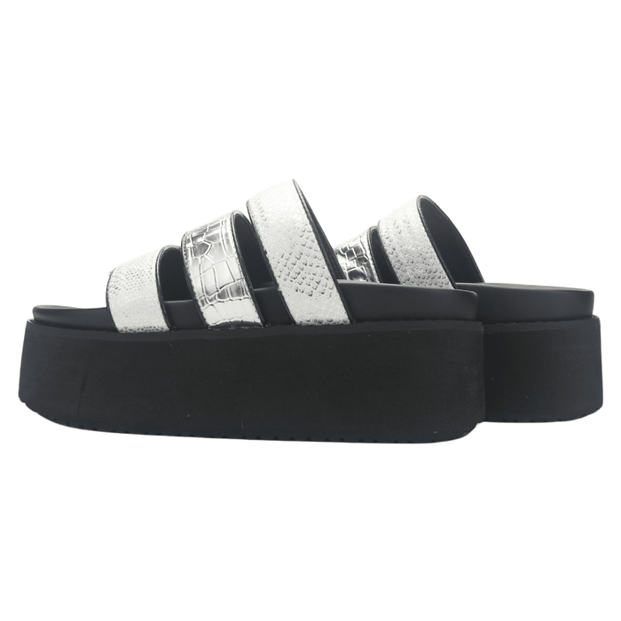 Sandalia Mujer Chalada Viru-21 Plateado Casual Sandalias Chalada
