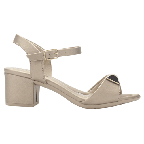 Sandalia Mujer Dorado Comfortflex 2557402 Casual Sandalias Comfortflex