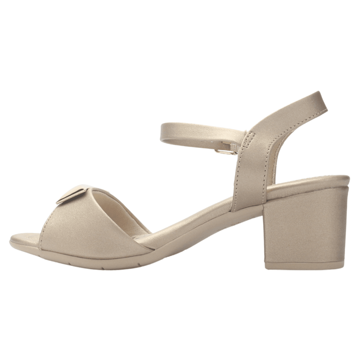 Sandalia Mujer Dorado Comfortflex 2557402 Casual Sandalias Comfortflex