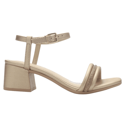Sandalia Mujer Dorado Ramarim 2530202 Casual Sandalias Ramarim